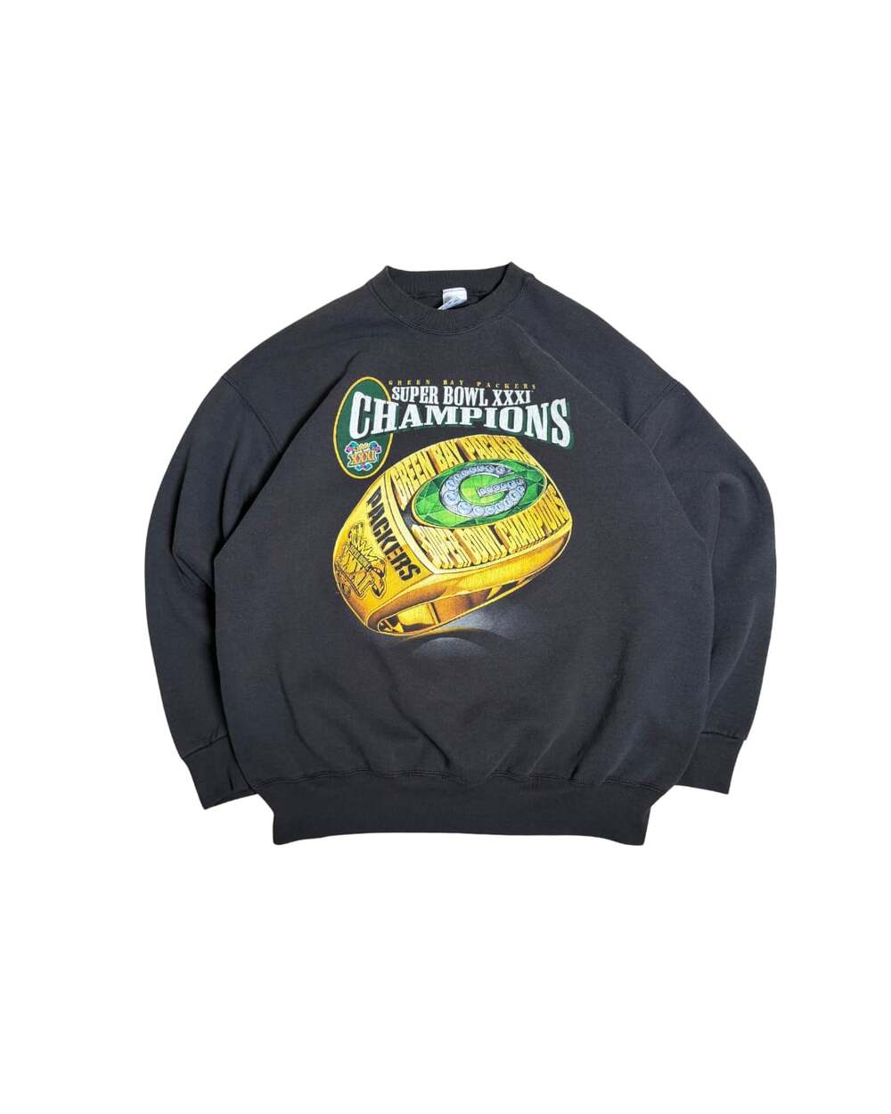 Vintage Green Bay Packers XXXI Super Bowl Champions Sweater